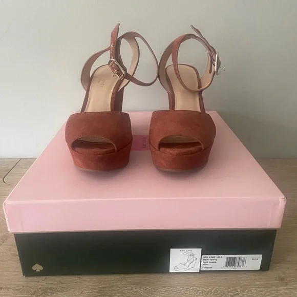 Kate spade key lime suede wedges - Picture 2 of 7